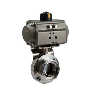 Pneumatic External Thread Butterfly Valve