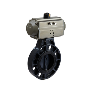 Pneumatic PVC Butterfly Valve
