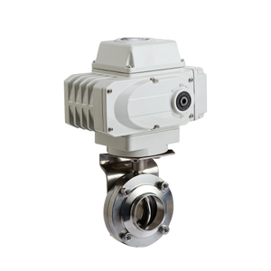 Electric Sanitary Weld Butterfly Valve