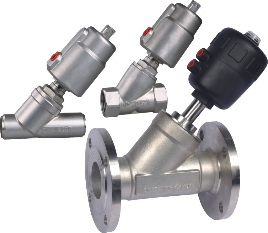 motorized stainless steel angle seat valve