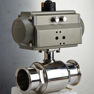 Pneumatic Sanitary Tri-clamp Ball Valve 