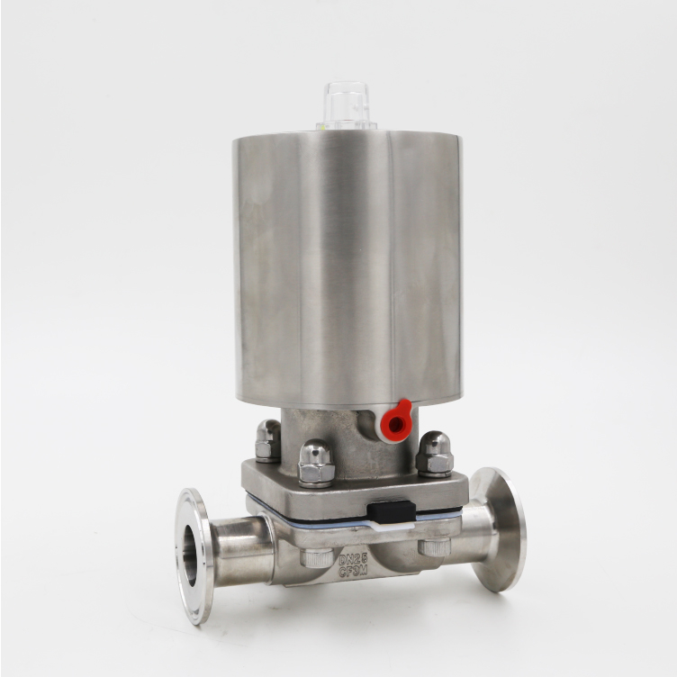 Stainless Steel Pneumatic Tr-clamp Diaphragm Valve