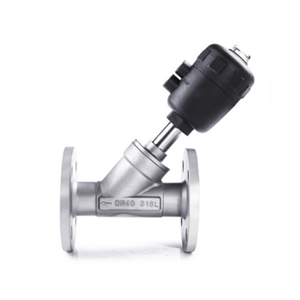 motorized stainless steel angle seat valve
