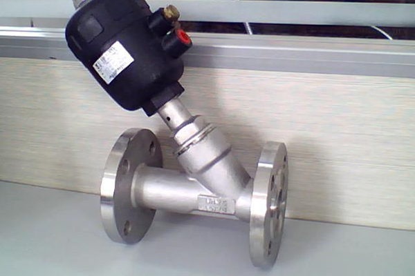 motorized stainless steel angle seat valve